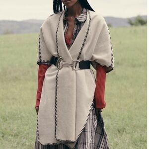 Anthropologie whipstitch poncho